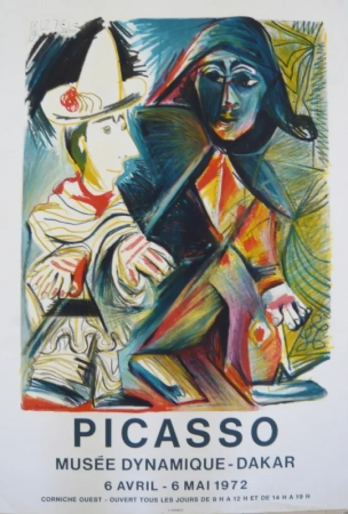 海报 Picasso - Affiche exposition Musée dynamique de Dakar