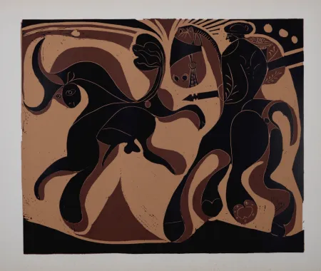 油毡版画 Picasso (After) - Après la pique, 1962