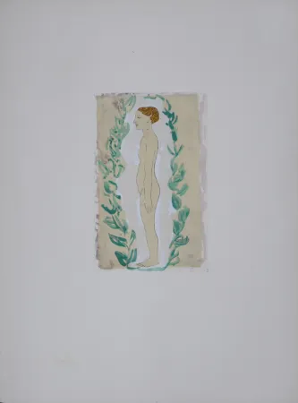 镂版印刷 Picasso (After) - Femme nue debout, 1962