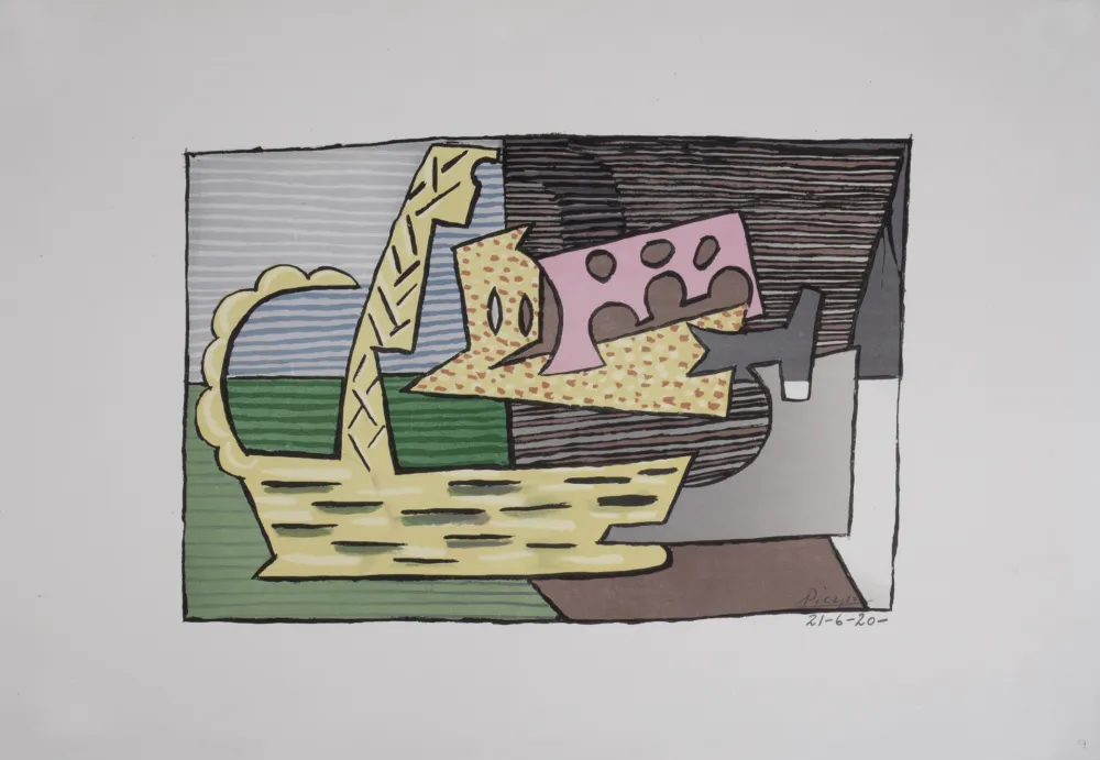 石版画 Picasso (After) - Le Panier, 1946