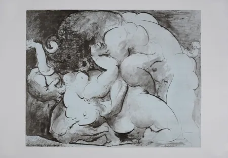 石版画 Picasso (After) - Minautore, 1946