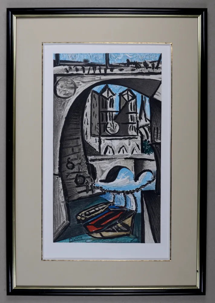 石版画 Picasso (After) - Notre-Dame, 1979