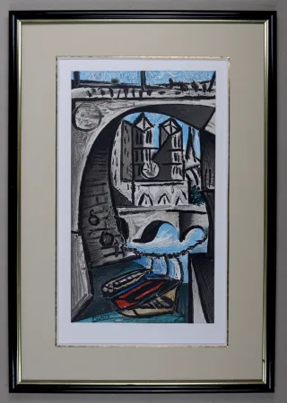 石版画 Picasso (After) - Notre-Dame, 1979