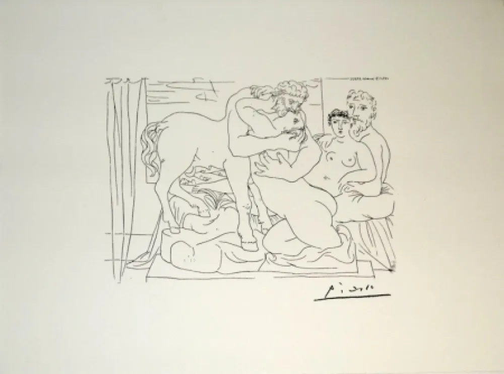 石版画 Picasso - ( After Picasso) Suite Vollard – Lithograph Edition