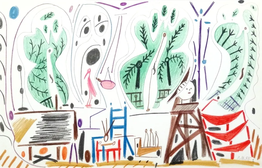 石版画 Picasso - Atelier