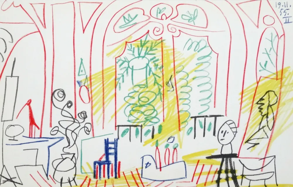 石版画 Picasso - Atelier