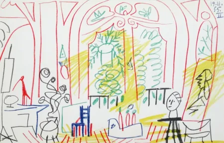石版画 Picasso - Atelier
