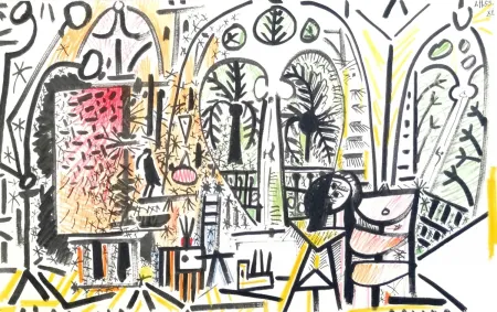 石版画 Picasso - Atelier