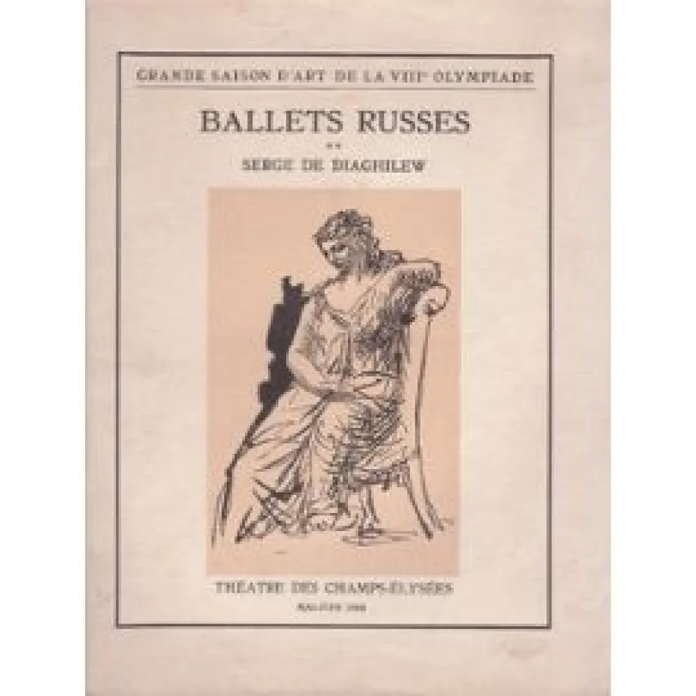 插图书 Picasso -  BALLETS RUSSES. Grande saison d'art de la VIIIe Olympiade.