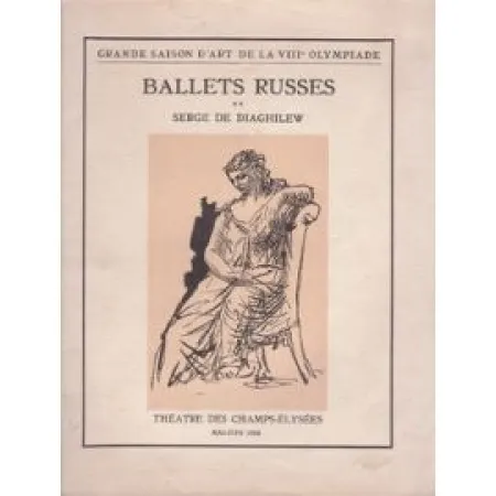 插图书 Picasso -  BALLETS RUSSES. Grande saison d'art de la VIIIe Olympiade.