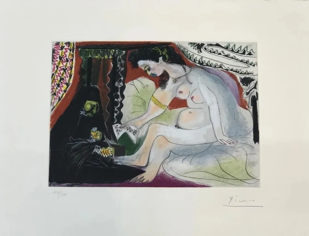 蚀刻飞尘法 Picasso - Bethsabée