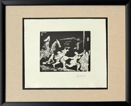 蚀刻飞尘法 Picasso - Cape and Sword: Pusuit II, from 347 Suite