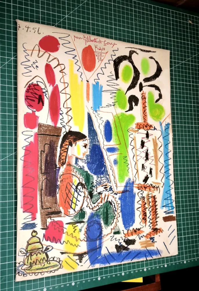 石版画 Picasso - Ces Peintres mes Amis/ L'atelier de Cannes 