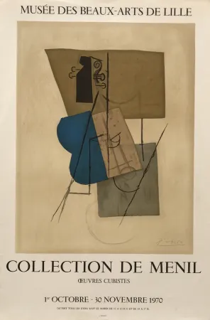 石版画 Picasso - Collection de Menil - Oeuvres Cubistes