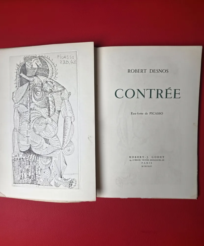 插图书 Picasso - Contrèè - Robert Desnos