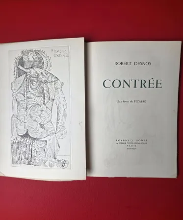 插图书 Picasso - Contrèè - Robert Desnos