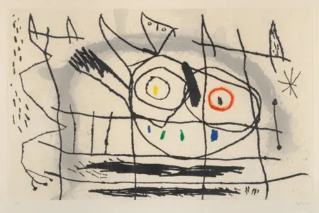 蚀刻飞尘法 Picasso - Couple d'Oiseaux II