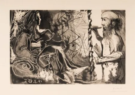 蚀刻飞尘法 Picasso - Dans l'Atelier