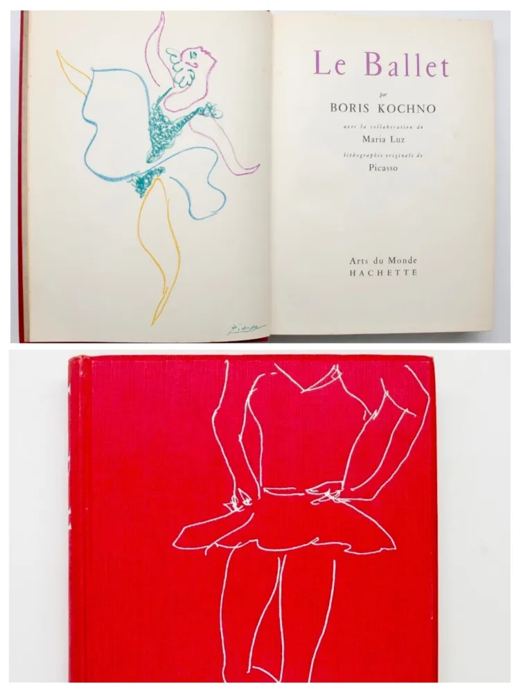 石版画 Picasso - Danseuse / Ballerina Boris Kokhno Le Ballet 