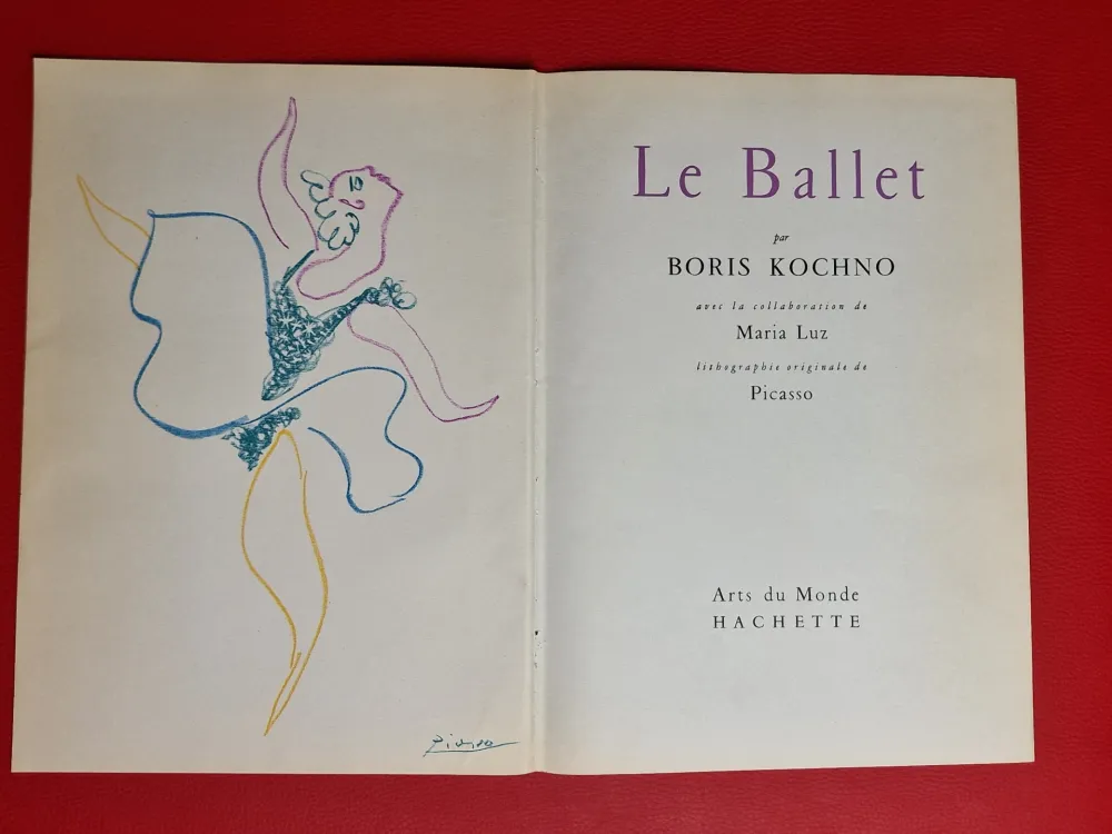 石版画 Picasso - Danseuse/Ballerina 1954