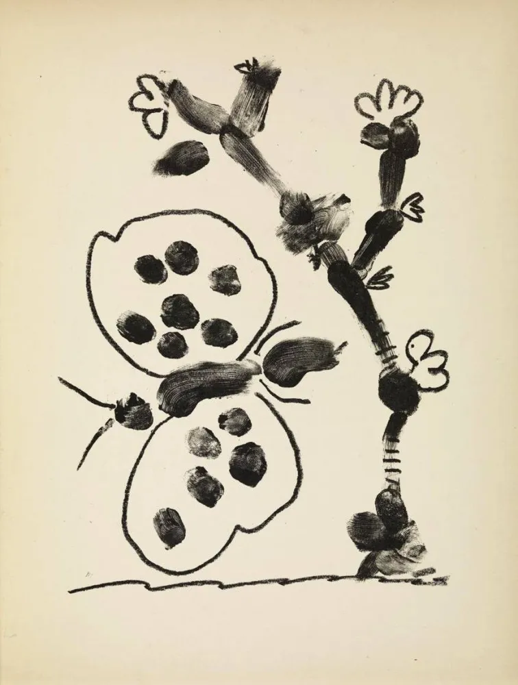 石版画 Picasso - De mémoir d'homme, Planche III