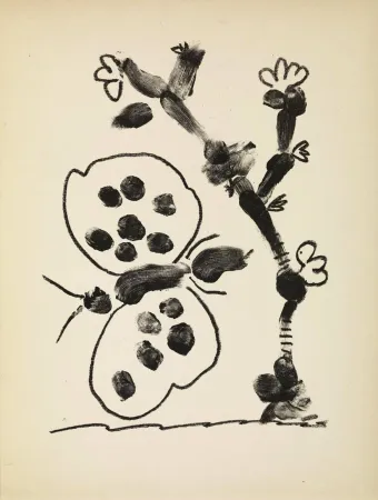 石版画 Picasso - De mémoir d'homme, Planche III