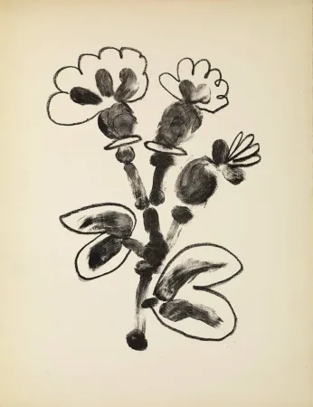 石版画 Picasso - De mémoir d'homme, Planche V