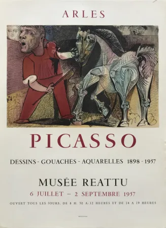 石版画 Picasso - Dessins-Gouaches-Aquarelles 1898-1957
