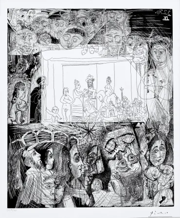 飞尘腐蚀法 Picasso - Ecce Homo, d'Apres Picasso