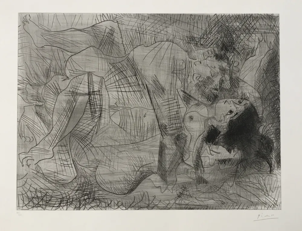 干刻版画 Picasso - Etreinte (B.1110)
