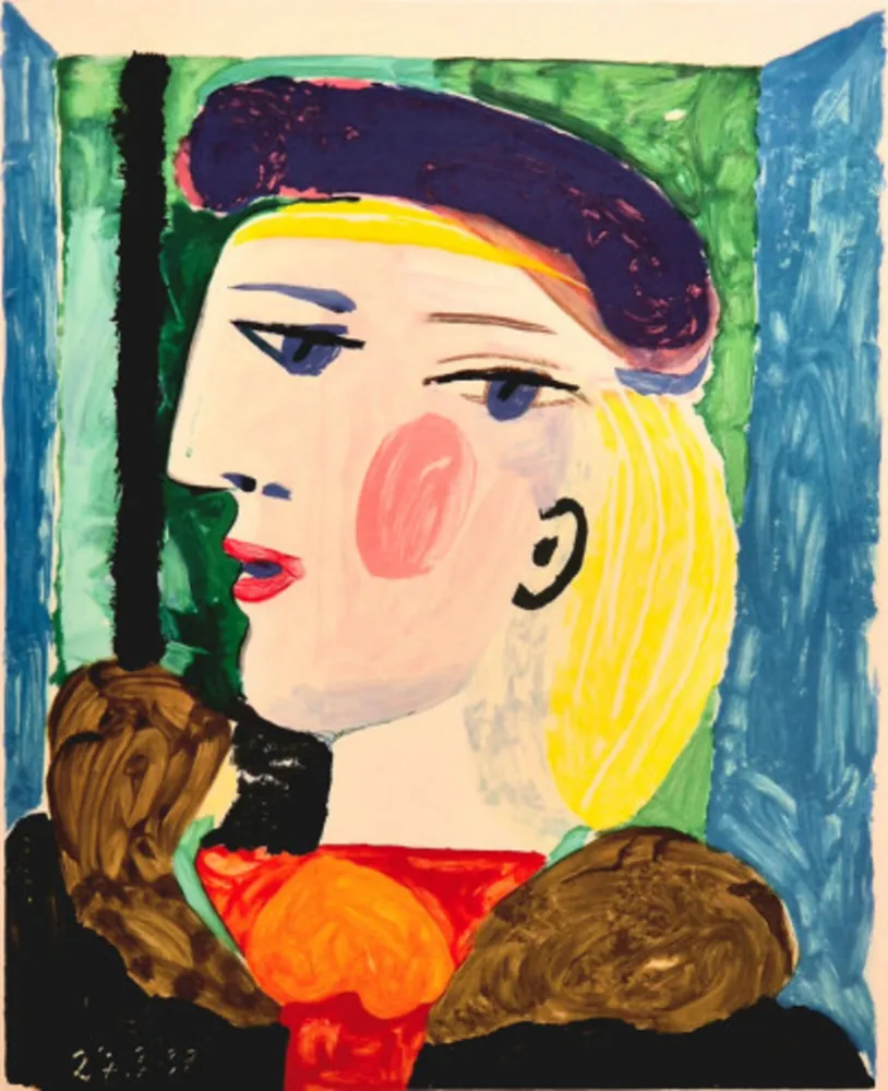 石版画 Picasso - Femme Profile (Marie-Therese Walter)