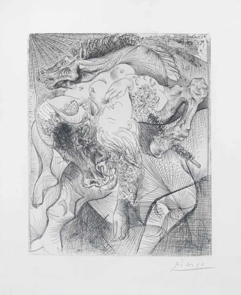 版画 Picasso - Femme torero II