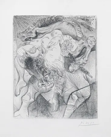 版画 Picasso - Femme torero II