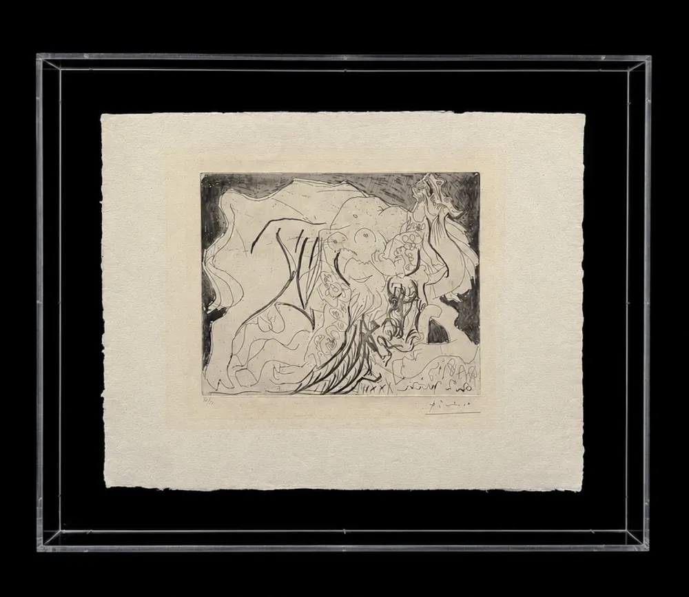 版画 Picasso - Femme Torero, V
