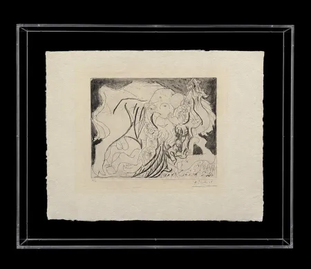 版画 Picasso - Femme Torero, V