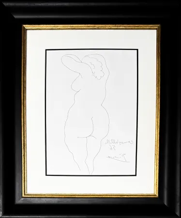 版画 Picasso - Femme vue de Dos