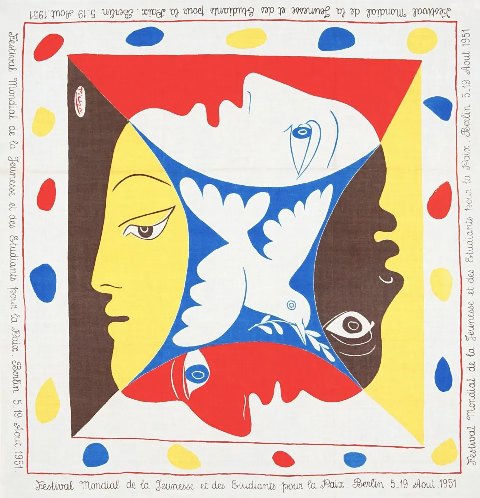 丝网印刷 Picasso - Festival Mondial pour la Paix