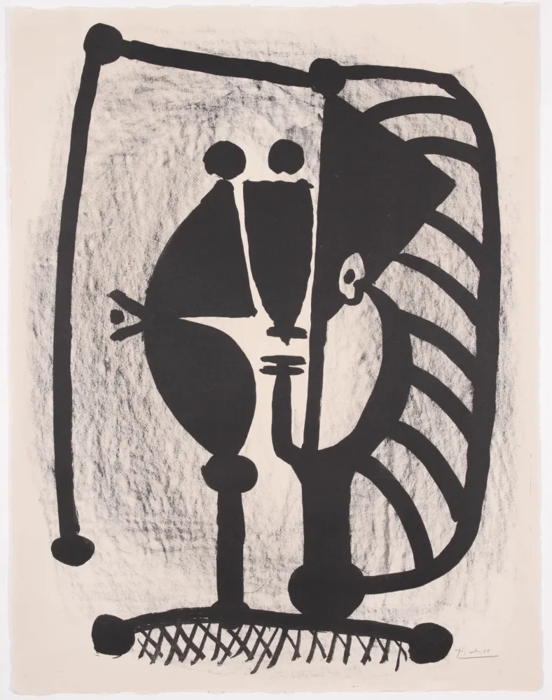 石版画 Picasso - Figure, 1948