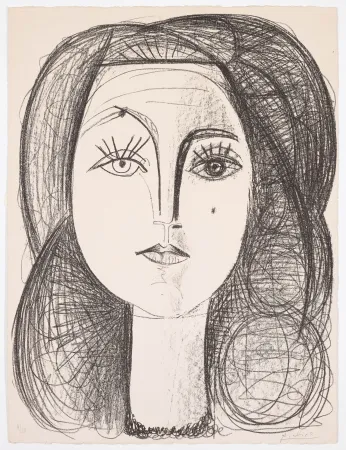 石版画 Picasso - Françoise 1946 
