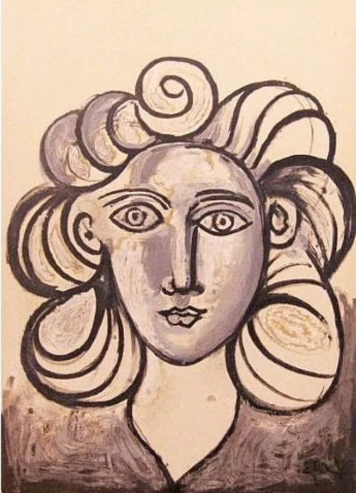 石版画 Picasso - Francoise Gilot 2