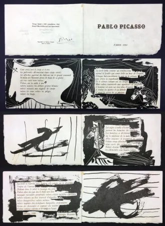 插图书 Picasso - Georges Hugnet : PABLO PICASSO (Paris, 1941). 