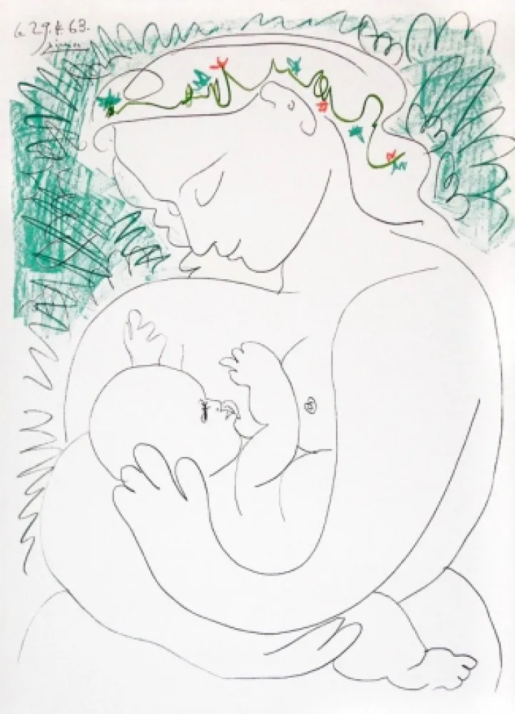 石版画 Picasso - Grande Maternité
