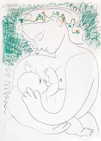 石版画 Picasso - Grande Maternité