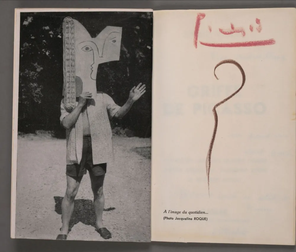 插图书 Picasso - Griffes de Picasso, 1961 -Signed -Unique 