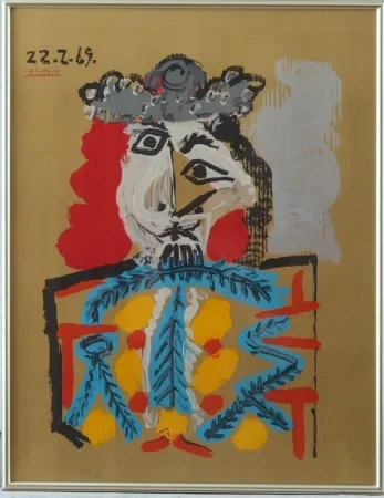 石版画 Picasso - Imaginary portrait