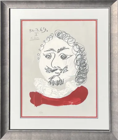 石版画 Picasso - Imaginary Portraits Plate I