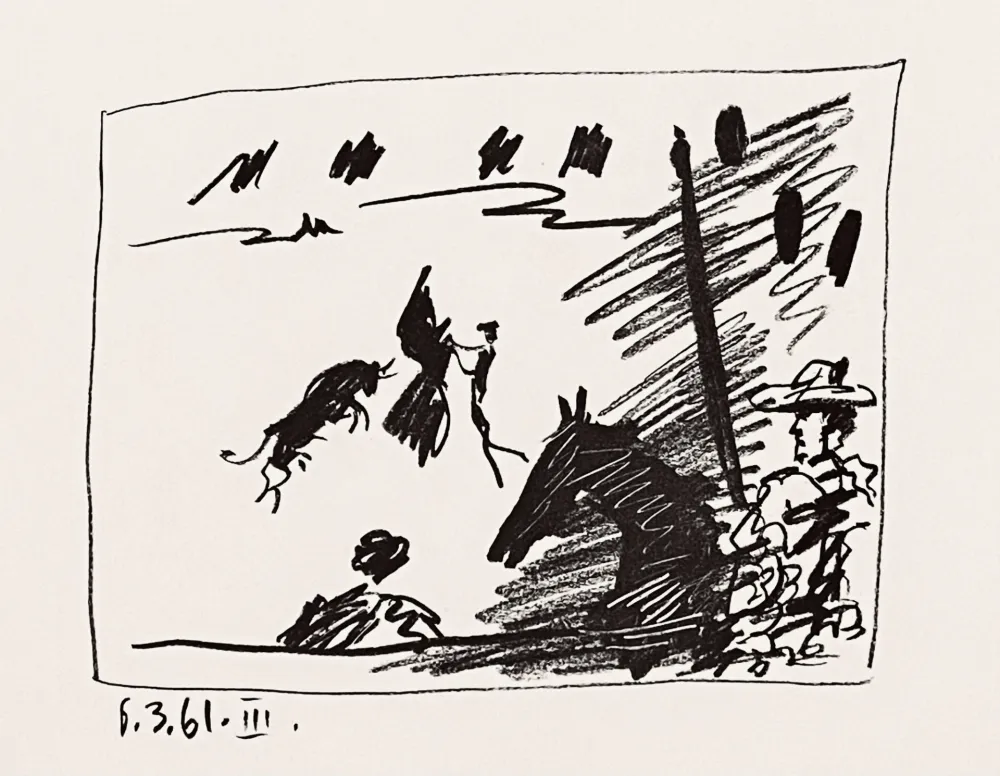 石版画 Picasso - Jeu de la Cape