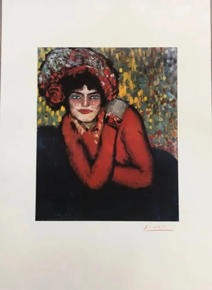 石版画 Picasso - L' Attente