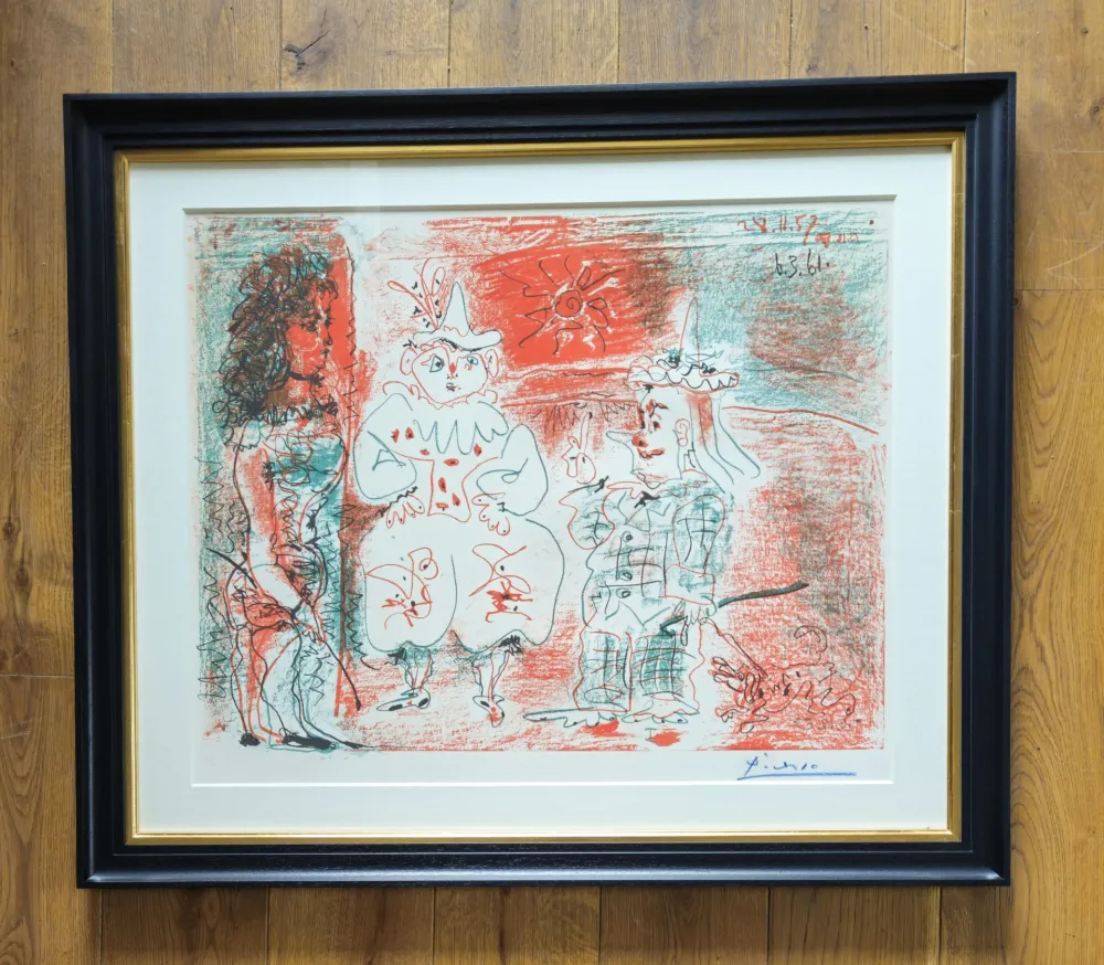 石版画 Picasso - L’ Ecuyere et les clown