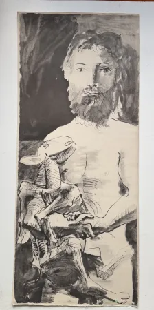 镂版印刷 Picasso - L homme au mouton